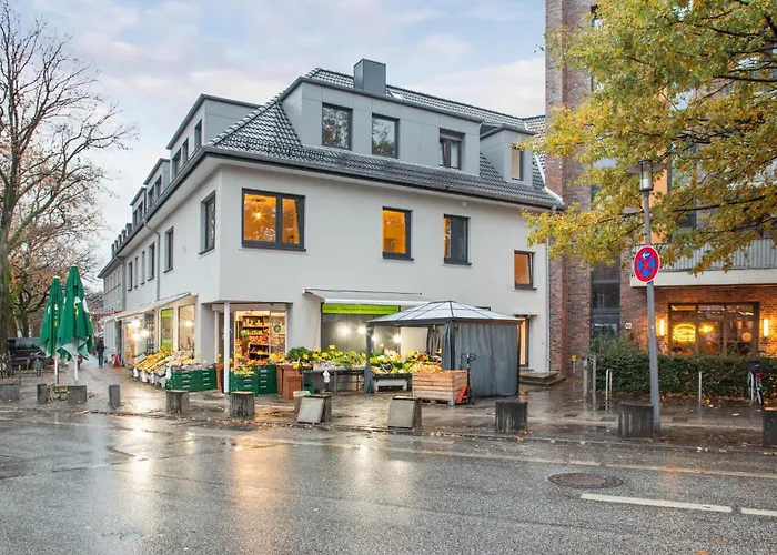 Apartment Kranich mit 3 Zimmern, top Infrastrukturlage HH Langenhorn, nähe Airport, Boxspringbetten und Arbeitsplätzen mit Glasfaser WLAN